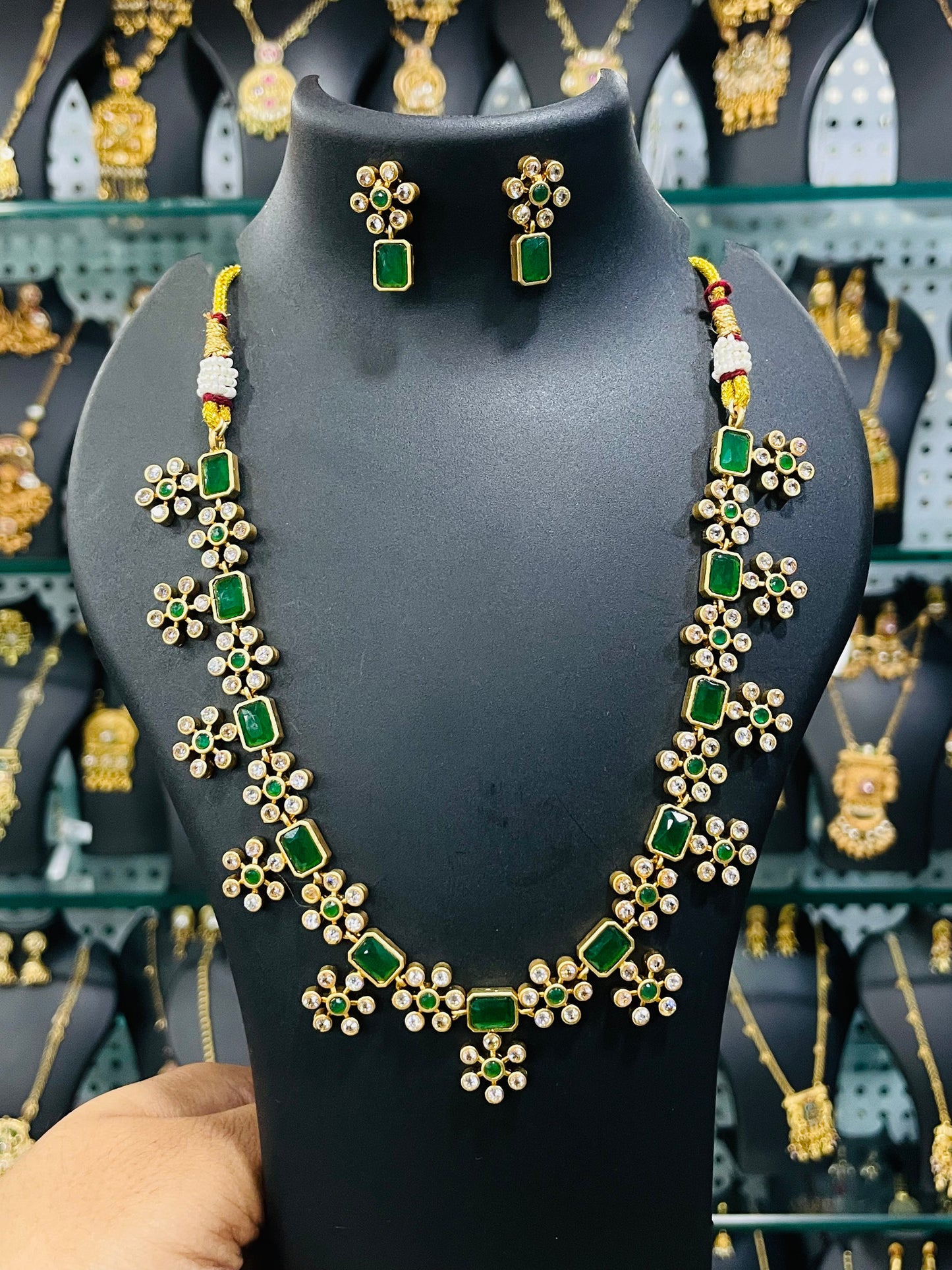 Temple Jewellery Set