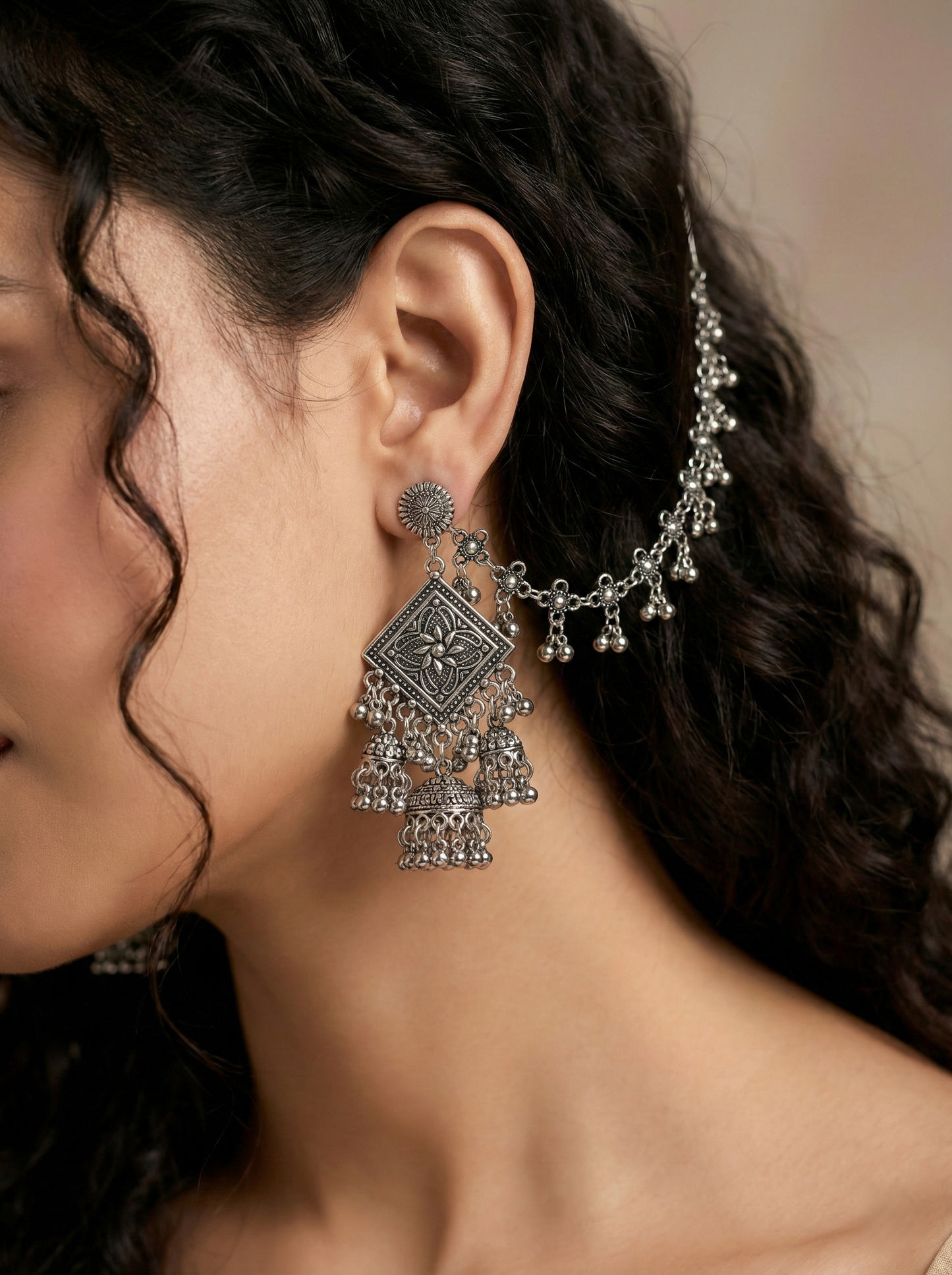 OXIDISED EARRINGS