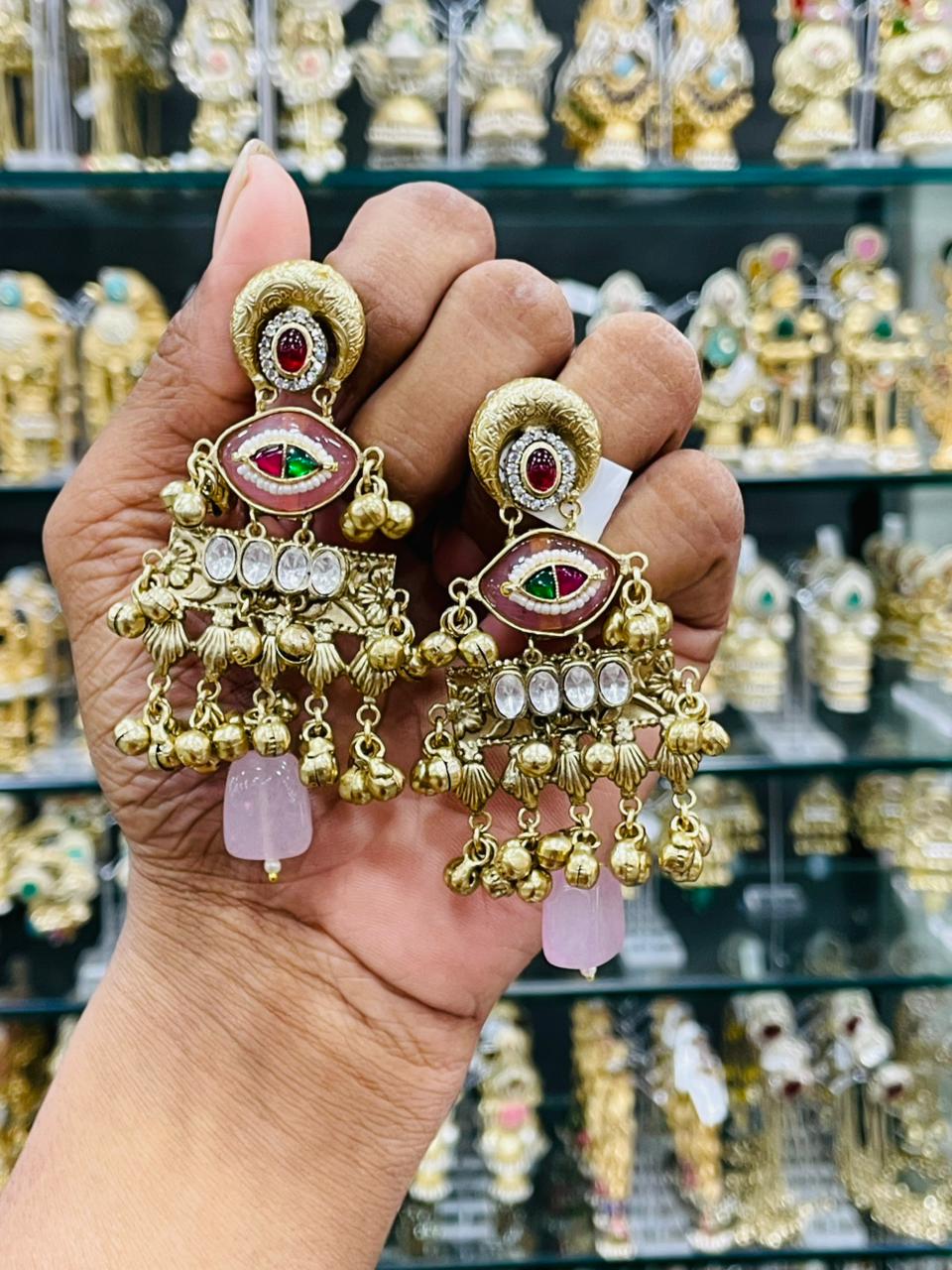 BRASS EARRINGS Under RS 1500