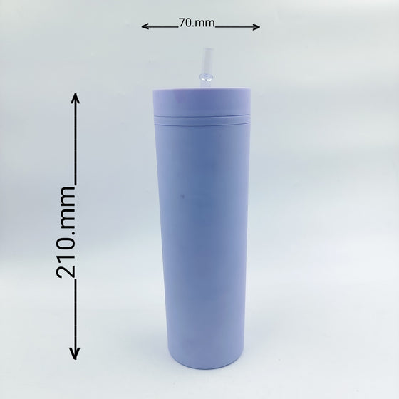 PLASTIC SIPPER WITH STRAW