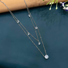  SILVER DIMOND NECKLACES