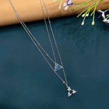  SILVER DIMOND NECKLACES