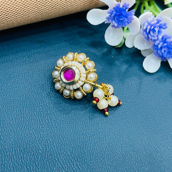 KUNDAN NOSE RING