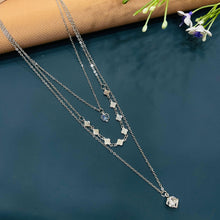  SILVER DIMOND NECKLACES