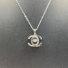 SILVER DIMOND NECKLACES