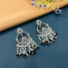 SILVER DIAMOND EARRINGS