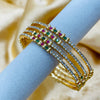 GOLDEN CRYSTAL BANGLES