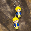 RUBBER KEYCHAIN