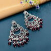 SILVER DIAMOND EARRINGS