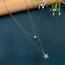  SILVER DIMOND NECKLACES