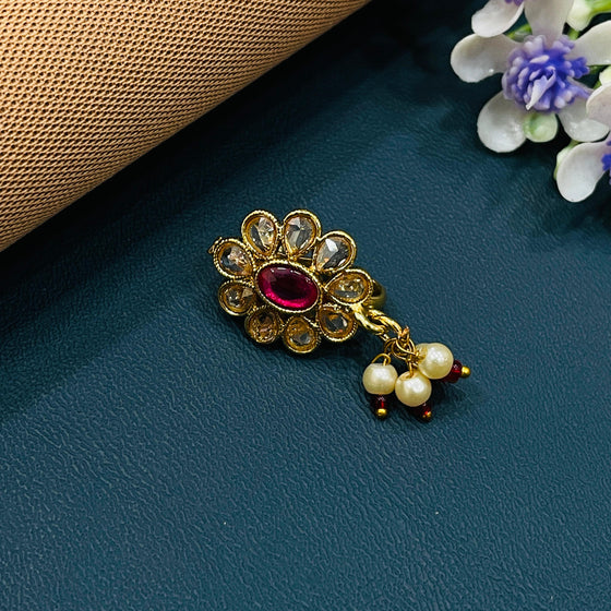 KUNDAN NOSE RING