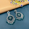 SILVER DIAMOND EARRINGS