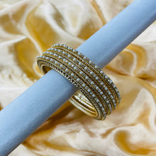  GOLDEN CRYSTAL BANGLES