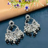 SILVER DIAMOND EARRINGS