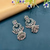 SILVER DIAMOND EARRINGS