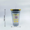 PLASTIC SIPPER WITH STRAW