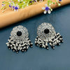 SILVER DIAMOND EARRINGS