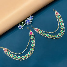  KUNDAN EAR CHAIN