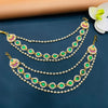 KUNDAN EAR CHAIN