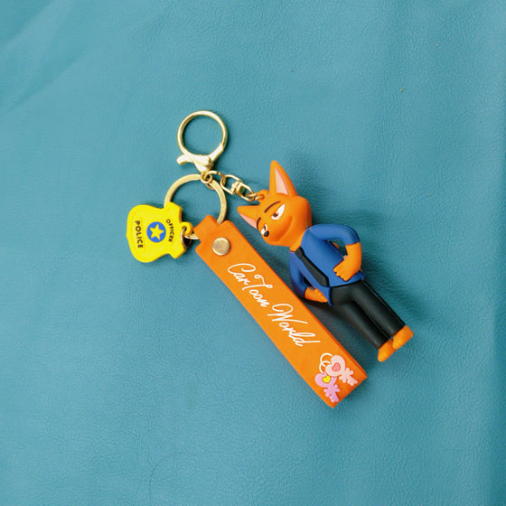 RUBBER KEYCHAIN