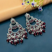  SILVER DIAMOND EARRINGS