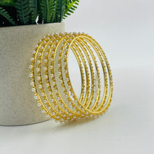  GOLDEN CRYSTAL BANGLES