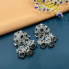 SILVER DIAMOND EARRINGS