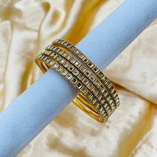  GOLDEN CRYSTAL BANGLES