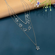  SILVER DIMOND NECKLACES