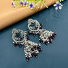 SILVER DIAMOND EARRINGS