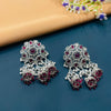 SILVER DIAMOND EARRINGS