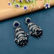  SILVER DIAMOND EARRINGS