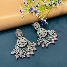  SILVER DIAMOND EARRINGS