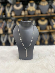  SILVER DIMOND NECKLACES