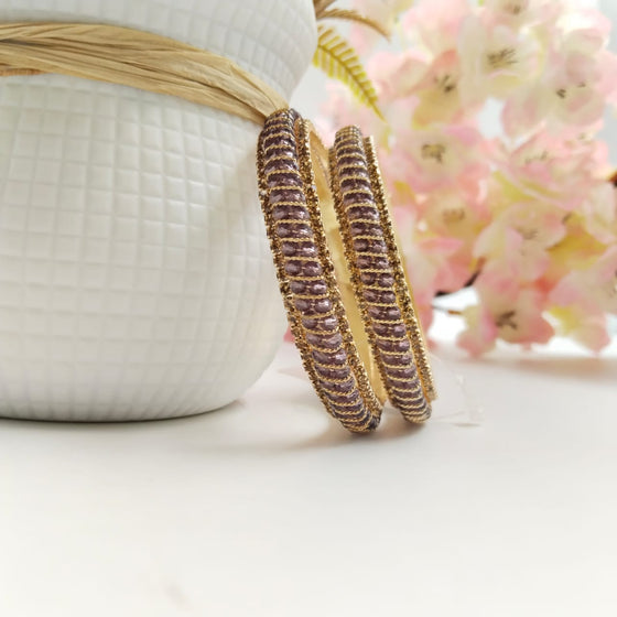 GOLDEN CRYSTAL BANGLE