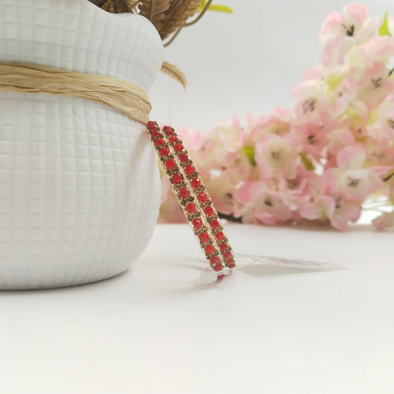 GOLDEN CRYSTAL BANGLE