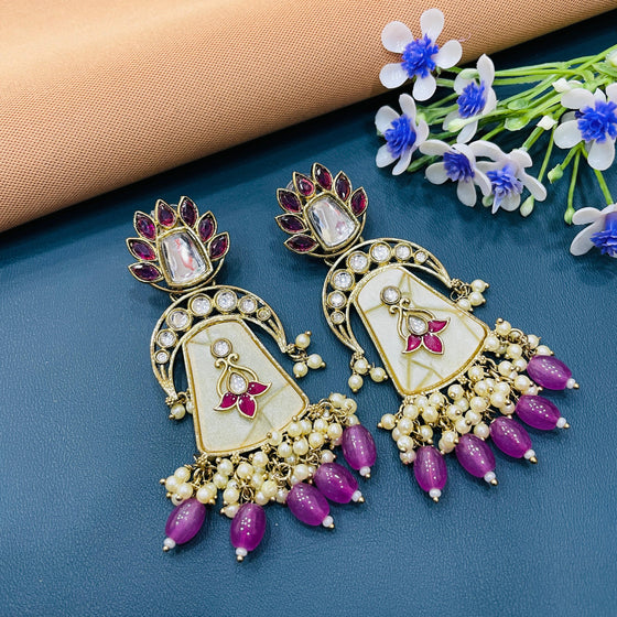 MAHENDI POLISH EARRING