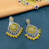 SILVER DIAMOND EARRINGS