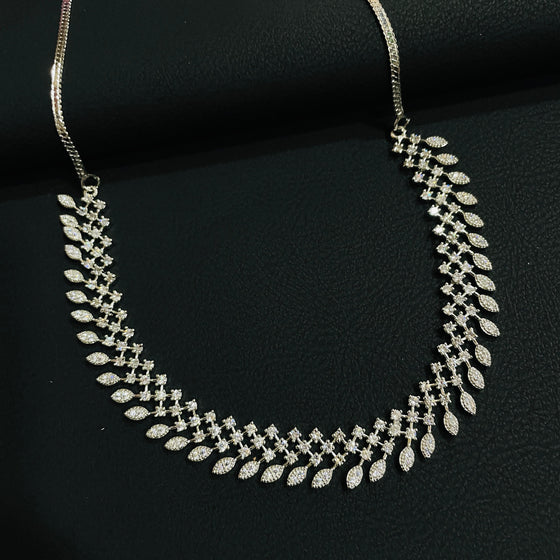 SILVER AD DIAMOND SET