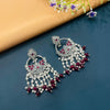 SILVER DIAMOND EARRINGS