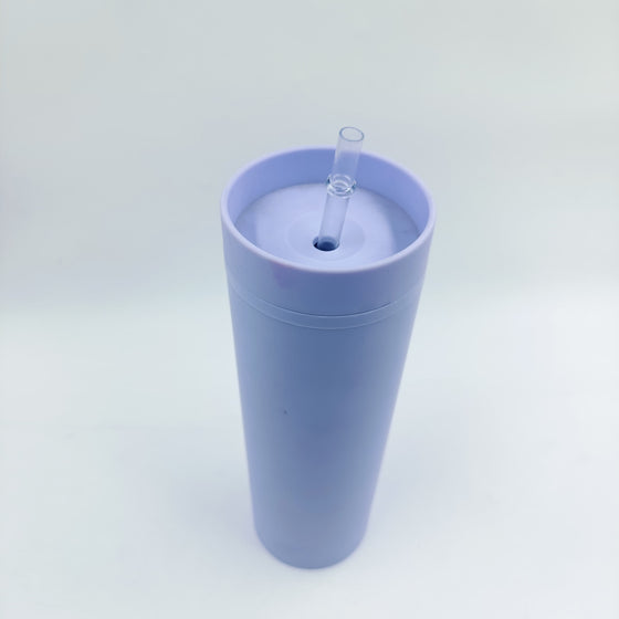 PLASTIC SIPPER WITH STRAW