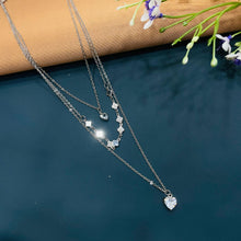  SILVER DIMOND NECKLACES