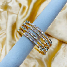  GOLDEN CRYSTAL BANGLES