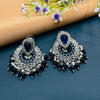 SILVER DIAMOND EARRINGS