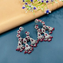  SILVER DIAMOND EARRINGS