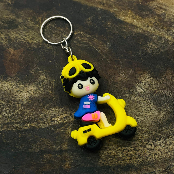 RUBBER KEYCHAIN