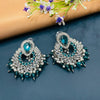 SILVER DIAMOND EARRINGS