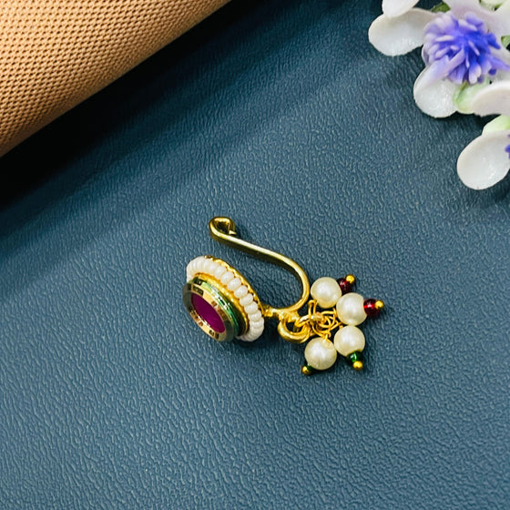 KUNDAN NOSE RING