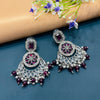 SILVER DIAMOND EARRINGS