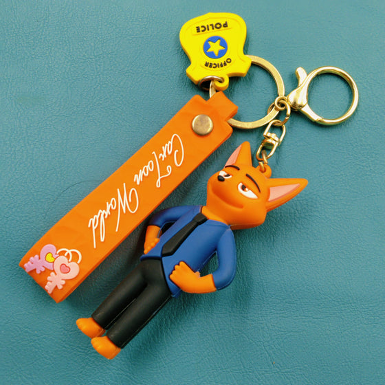 RUBBER KEYCHAIN